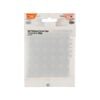 Taskmaster 15mm White Self Adhesive Screw Caps - 250 Pack