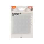 Taskmaster 15mm White Self Adhesive Screw Caps - 250 Pack