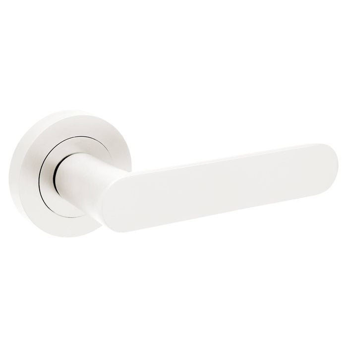 Zanda 65mm White Duke Dummy Set Concealed Fix
