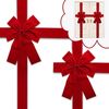 Catzon Christmas Cabinet Door Ribbon Bow