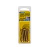 Zenith 10g x 50mm Brass Countersunk Long Thread Phillips Screws - 12 Pack