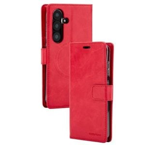 Goospery Bluemoon Diary for Samsung Galaxy S25 FE - Red, Magsafe