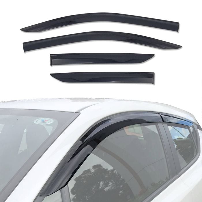 AUSGO Injection Weather Shields for Toyota CHR 2016-2024 Weathershields Window Visors Wind Deflectors