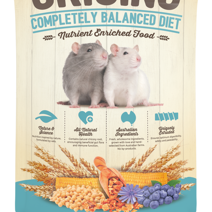 Vetafarm Rodent Origins Completely Balanced Diet Vet-Formulated 350g