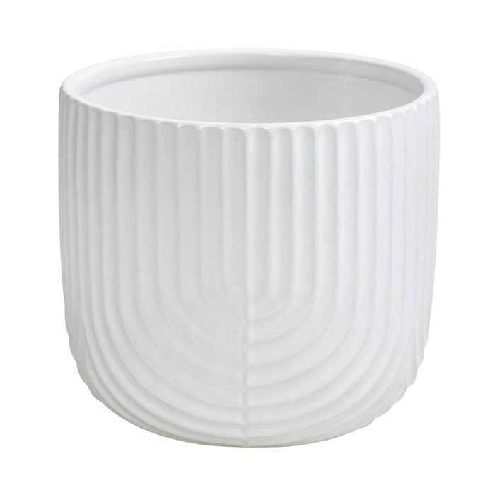 Eden 170x150mm Off White Rainbow Indoor Ceramic Planter