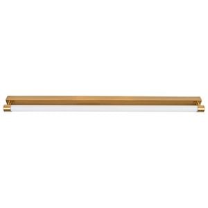 Brilliant 93cm Brass Arista LED Vanity And Wall Light