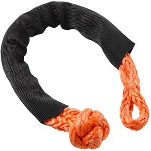 Vevor 12.7 X 558.8 Mm Synthetic Soft Shackle Rope Orange 2 Pack 20 Ton Breaking Strength
