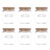 Kilner Universal Storage Jar With Acacia Lid 850ml Set Of 6