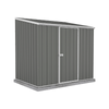 Absco Sheds 2.26 x 1.52 x 2.08m Grey Economy Single Door Garden Shed