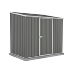 Absco Sheds 2.26 x 1.52 x 2.08m Grey Economy Single Door Garden Shed