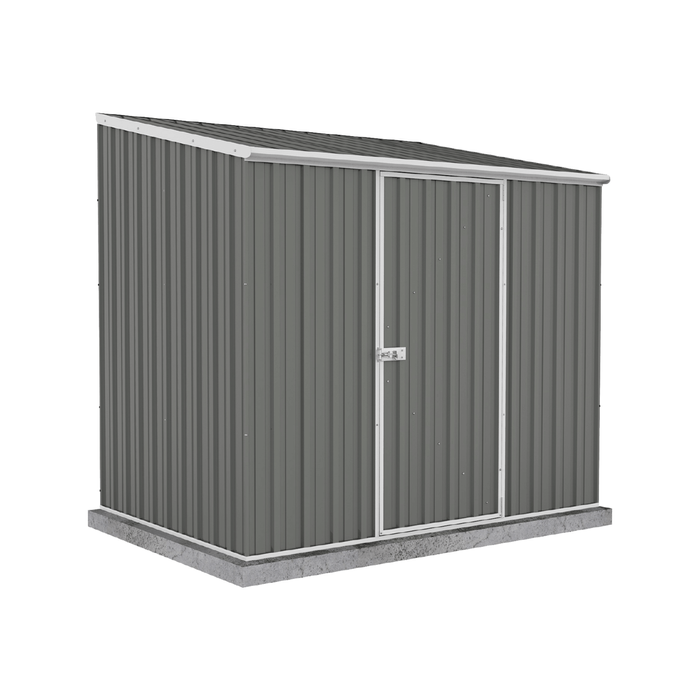 Absco Sheds 2.26 x 1.52 x 2.08m Grey Economy Single Door Garden Shed