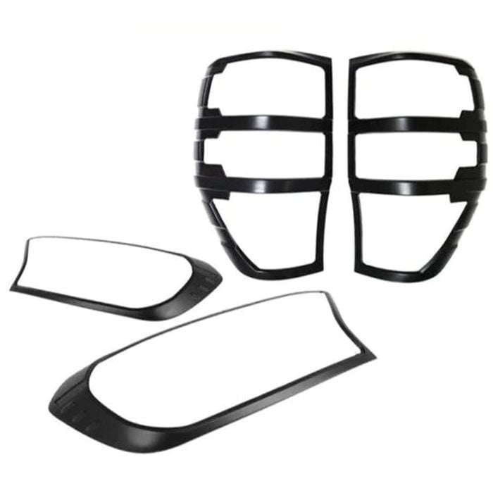 Black Headlight Covers For Ford Ranger Px2 Px3 2015-2019