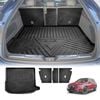 3D All Weather Boot Liner Back Seat Protector Combo for Mercedes-Benz GLC Coupe 2016-2023