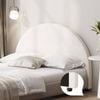 Oikiture Bed Head Single Size Headboard Bedhead White Boucle