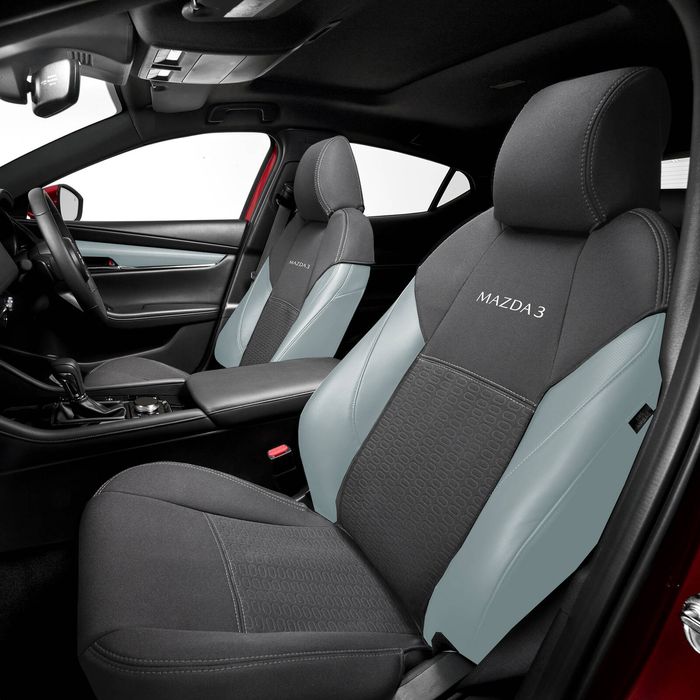 2 x Genuine Mazda 3 BP Front Seat Covers Neoprene 2019-2023 Accessory BP11ACSCF
