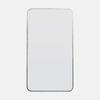 Future Glass Trinity Rectangle Mirror - 1000 x 560mm - Brushed Nickel