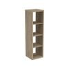 Flexi Storage Clever Cube Oak 1 x 4 Storage Unit