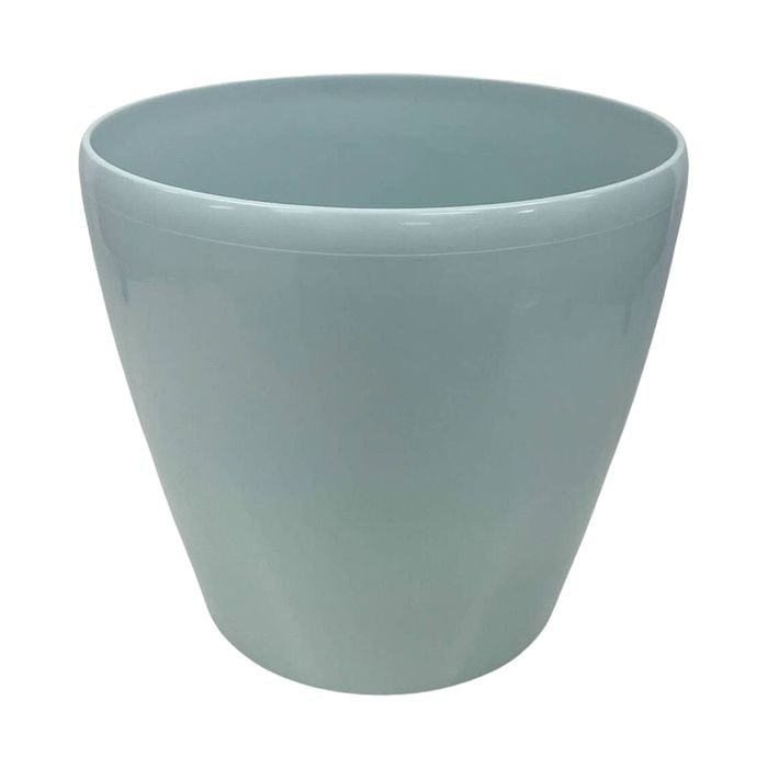 Eden 18cm Blue Round Premium Self Watering Plastic Pot - 18cm Blue