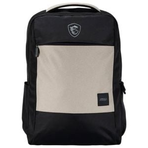 MSI Essential Backpack II – 15.6" Laptop Bag, Black, Stealth Trooper Design