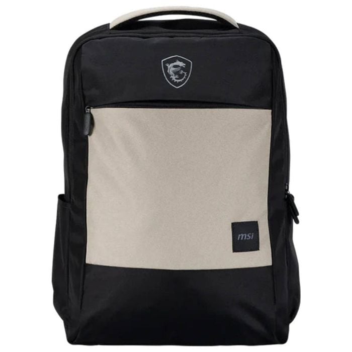 MSI Essential Backpack II – 15.6" Laptop Bag, Black, Stealth Trooper Design