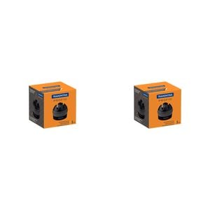 2PK Tramontina Profio Black Non-Slip Knife Sharpener