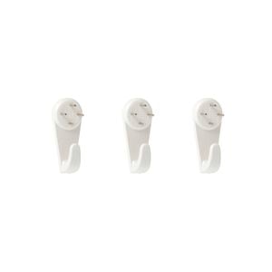 Everhang 6kg Plastic Picture Hanging Utility Hook - 3 Pack
