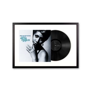 Framed Aretha Franklin Knew You Were Waiting: The Best Of Aretha Franklin 1980-2014 Vinyl Album Art