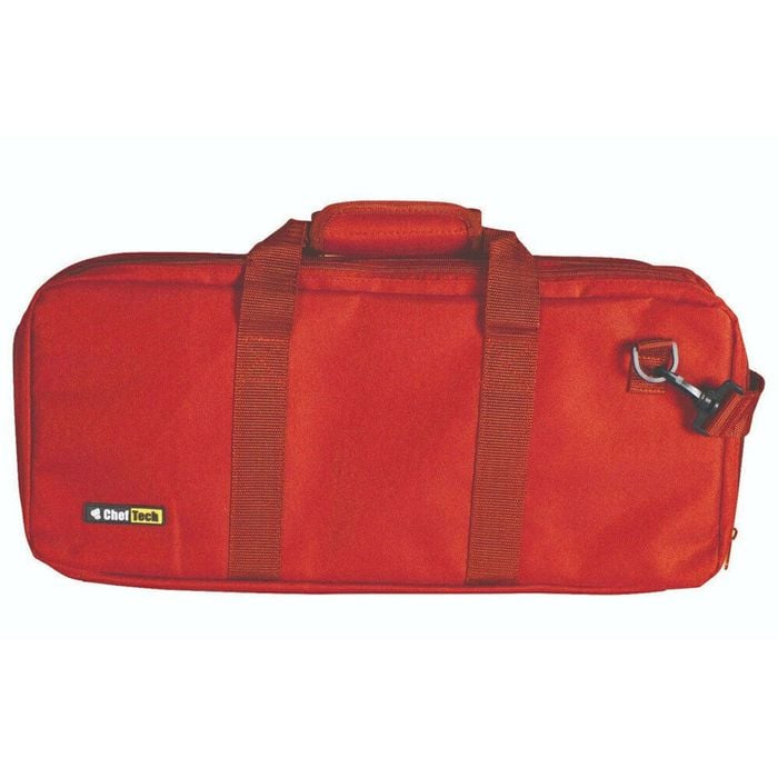 Cheftech 18 Pocket Roll Storage Bag W/ Strap | Red