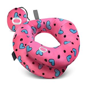 Catzon Neck Pillow for Travel Adjustable Head Chin Neck Support-Flower(S)