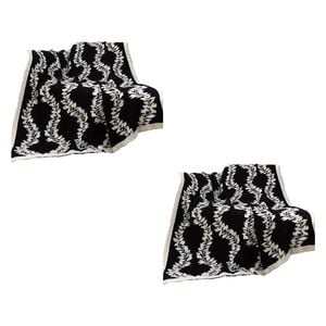 SOGA 2X 130x170cm Retro Vine Pattern Throw Blanket
