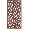 Tuscan Path 120cm Rust Leaf Wall Art Screen