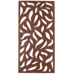 Tuscan Path 120cm Rust Leaf Wall Art Screen