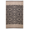 Fab Habitat 270x360cm Beige And Black Kilimanjaro Tribal African Recycled Plastic Outdoor Rug