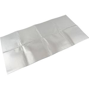 Cal Custom Heat Solutions Heat Shield Adhesive Backed, 24" X 48", Aluminium Silica