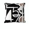 Rapee Sudoku Black 45x45 cm Square Cushion