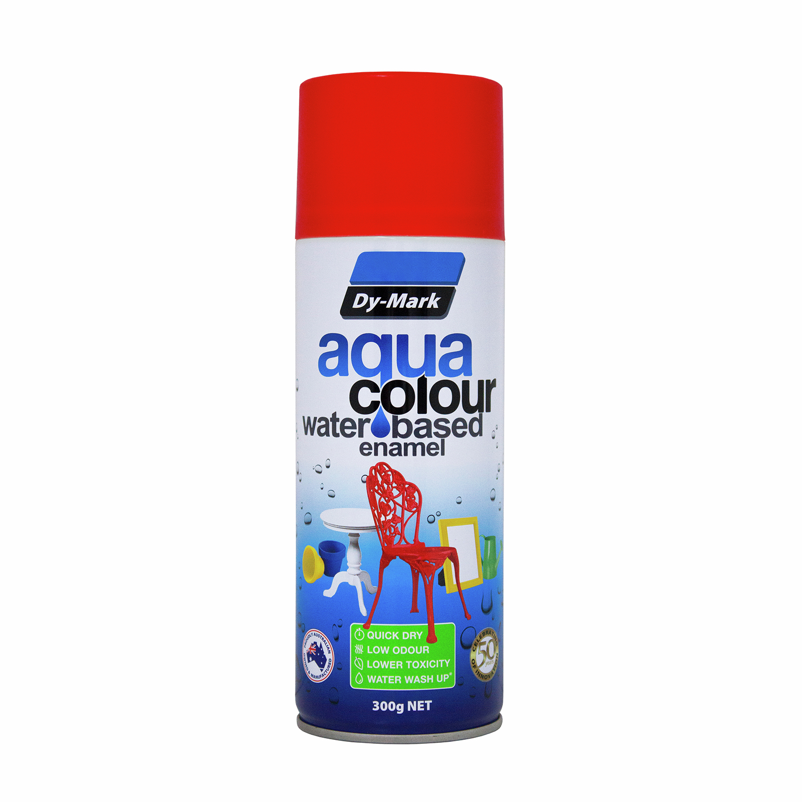 Rust-Oleum 312g 2X Ultra Cover Paint+Prime Gloss Metallic Aluminium Spray Paint product image