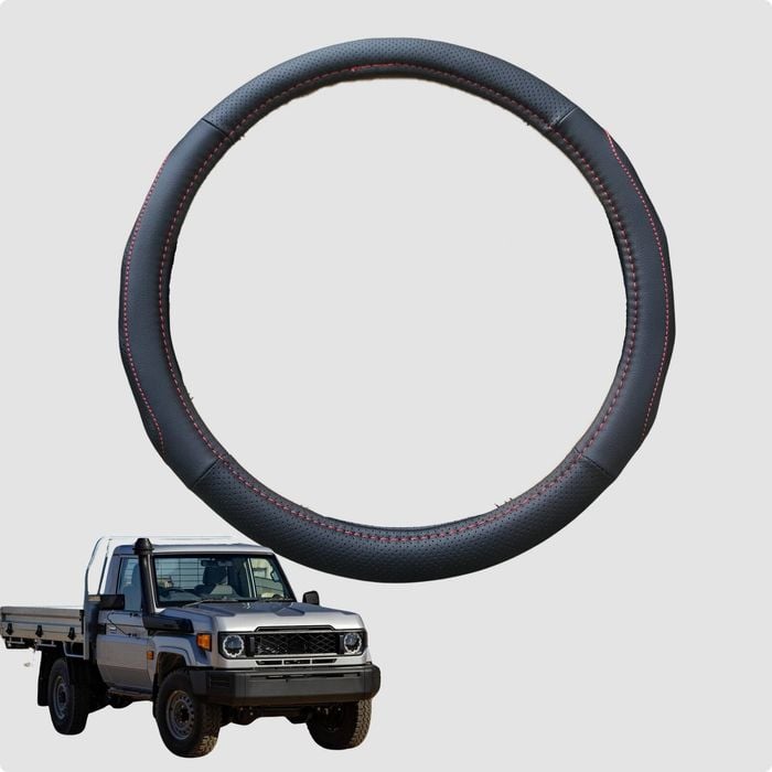 Steering Wheel Cover for Toyota LandCruiser 70 Single Cab 2012-Current  38CM | Circle
