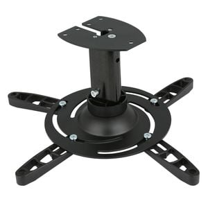 Selby Universal LCD DLP Projector Bracket Ceiling Mount 15kg Black 360 Rotation