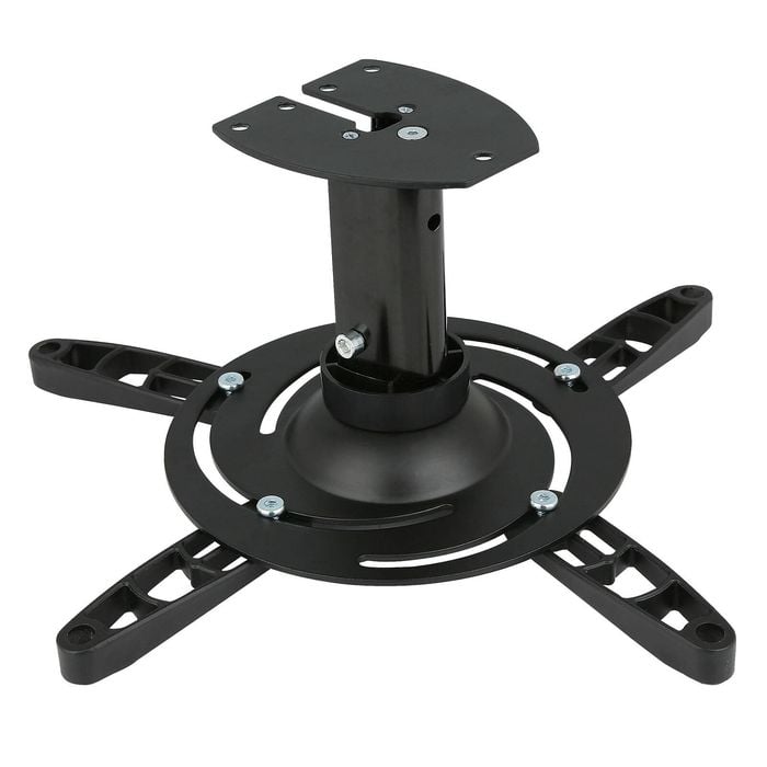 Selby Universal LCD DLP Projector Bracket Ceiling Mount 15kg Black 360 Rotation