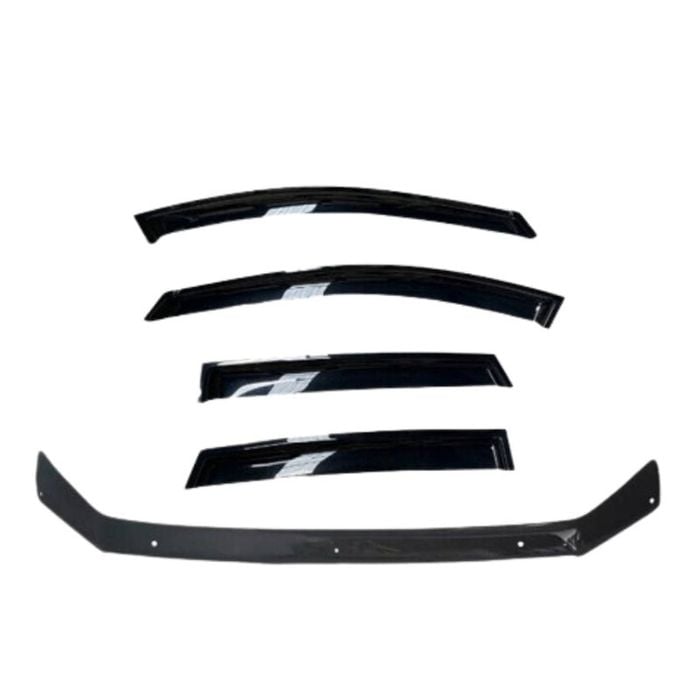Bonnet Protector + Window Visors Weather shields to suit Ford Ranger NEXT GEN 2022-2024