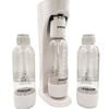 OmniFizz 1L Bundle - Drinkmate Sparkling Water & Soda Maker with 2 extra PET 1L Bottles (CO2 Cylinder not Included) White