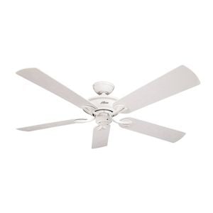 Hunter 132cm White Maribel 5 Blade Ceiling Fan