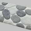Pebble 3d Design Tufted Soft Pile Bathmat -