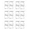 6x 4pc Appetito Stainless Steel Home Kitchen Tablecloth Clips