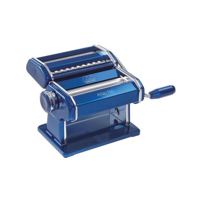 Marcato Atlas 150 Design Aluminum Pasta Machine Maker - Blue