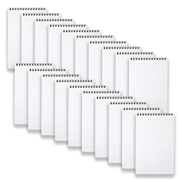 20pc Spirax P563 Pp Notebook 8mm Ruled Paper 100-pages Writing Stationery Black