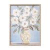 Lvd Rope-lined Frame Vintage Floral Vase Print Wall Hanging Decor 60x80cm