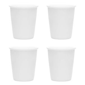 4PK Ecology 280ml Canvas Latte/Tea Cup Tableware - White