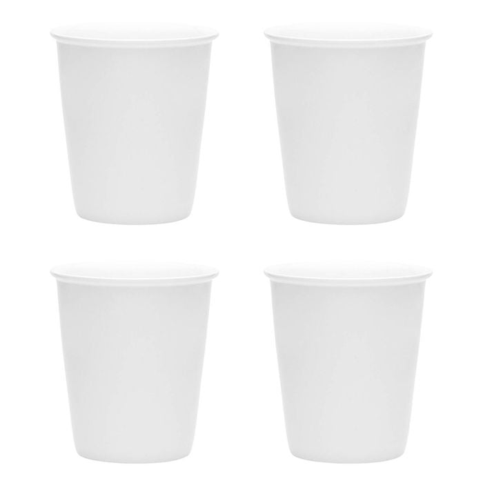 4PK Ecology 280ml Canvas Latte/Tea Cup Tableware - White
