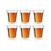 Bodum 0.2 L Transparent Canteen 6 Pcs Glass, Double Wall, Medium, 0.2 L, 6 Oz 1 Pcs
